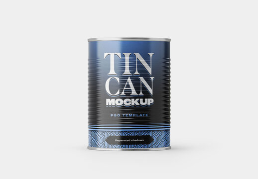 Tin Can Mockup
