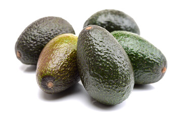 avocado isolated on white background