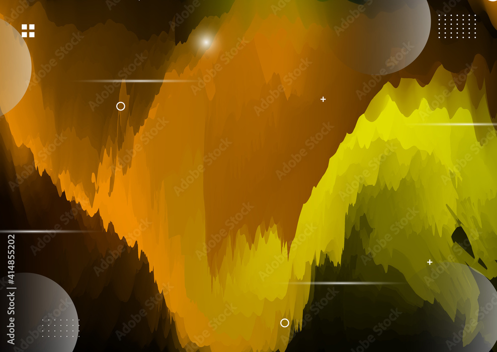 Poster abstract modern gradient background with wrinkle effect - premium vector