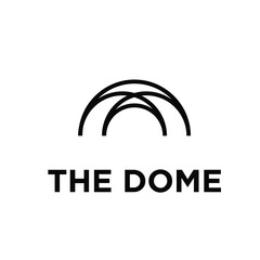 the Dome Palace creative logo design. Template Vector Illustration Isolated Background © Alpha Factory Std