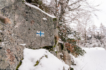 Wandern im winterlichen Naturpark Steinwald