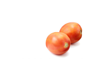 red apples isolated on white