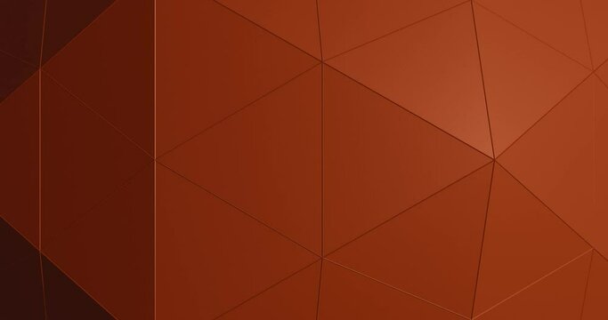 3d render with brown triangles background