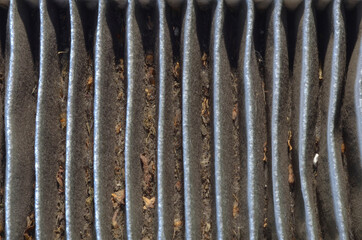 Dirty used car carbon cabin filter