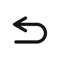 Return icon design. vector illustration