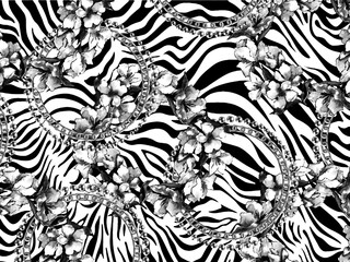 abstract leopard print 