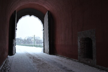 tunnel in the snow