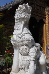 White statue of 
