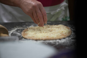 woman baking bread in the kitchen