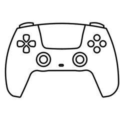 video game controller isolated icon