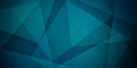 
Blue abstract background with texture, geometric triangles and square shapes in layered abstract pattern, modern textured design 