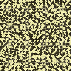 Abstract Geometric Pattern generative computational art illustration