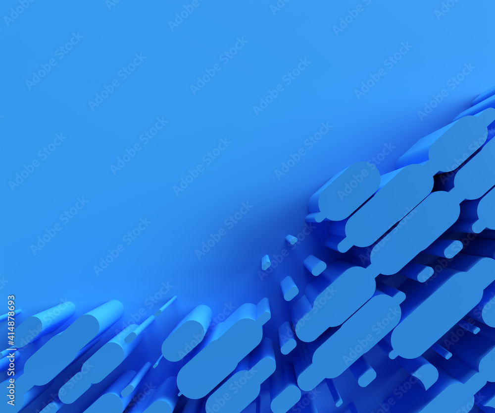 Poster 3d rendering abstract background. creative architectural concept.