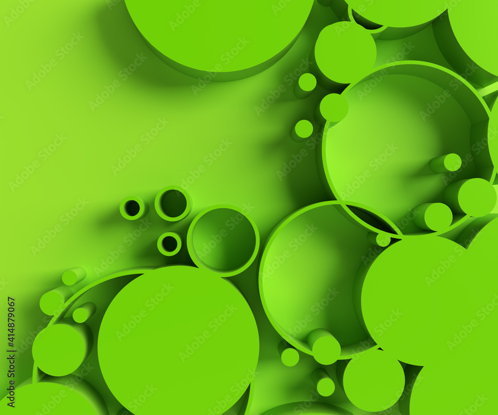 Aufkleber 3d rendering abstract background. creative architectural concept.