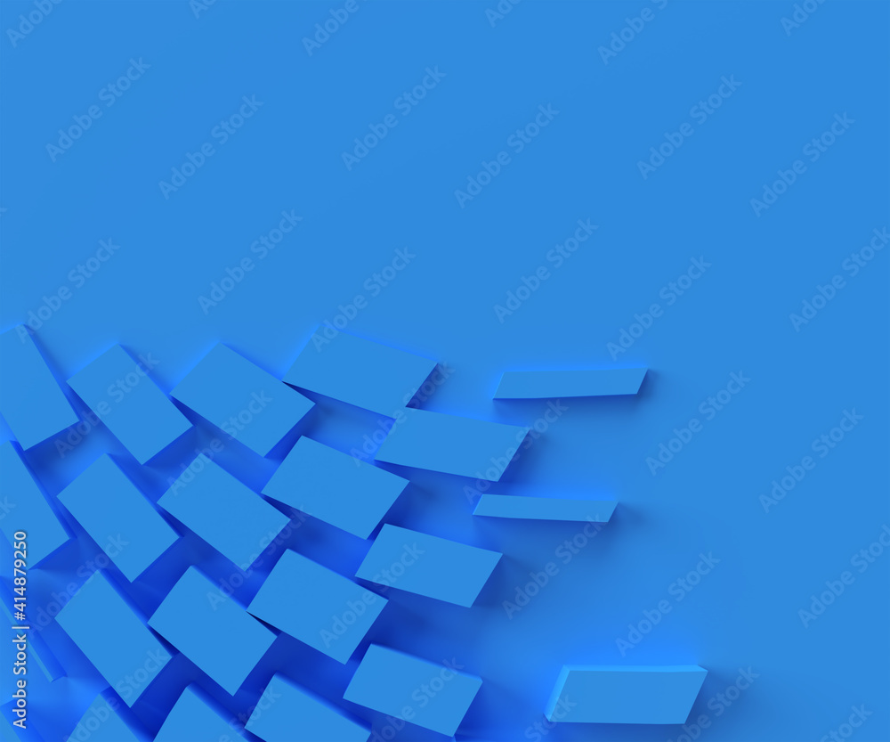 Poster 3d rendering abstract background. creative architectural concept.