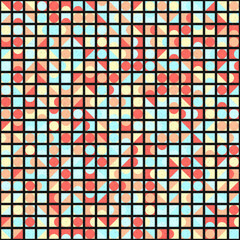 Abstract Geometric Pattern generative computational art illustration