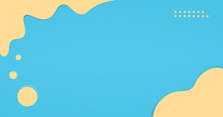 Trendy abstract art geometric background with flat shapes waves and stripes, minimalistic style. Vector 4K HD background for presentation or poster.