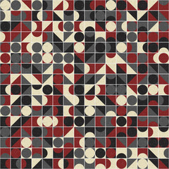 Abstract Geometric Pattern generative computational art illustration