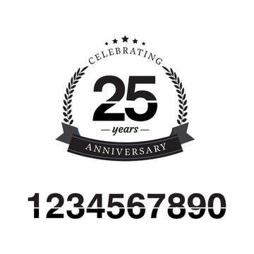 3 335 Best 25th Anniversary Logo Images Stock Photos Vectors Adobe Stock