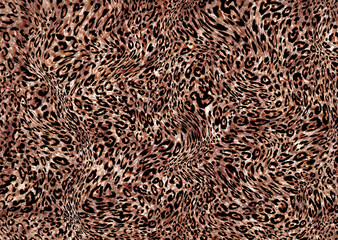 abstract leopard print 