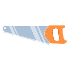 Handsaw flat style vector icon