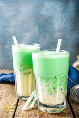 Matcha latte tea