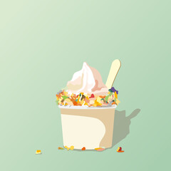 ice cream cup