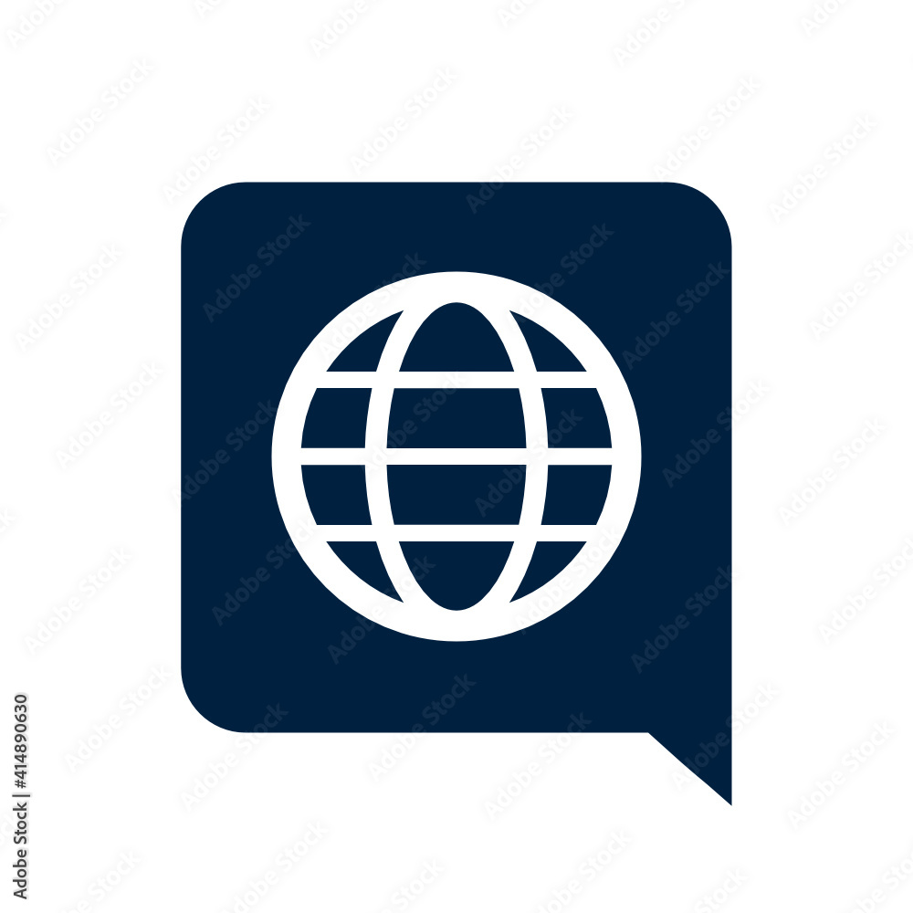 Poster globe - app