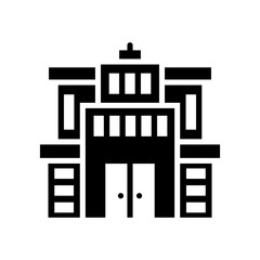 housing building vector solid icon style illustration. EPS 10 