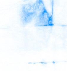 Fototapeta premium Indigo Printed Tie. Dye Stripe Silk Pattern.