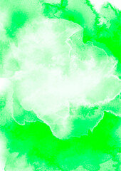 Watercolor Background - green - 3