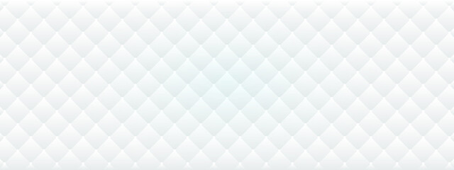 Abstract white and light gray geometric rhombus  shape background.