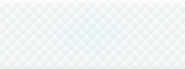 Abstract white and light gray geometric rhombus  shape background.