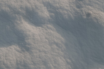 Beautiful snow as background, closeup view. Winter weather