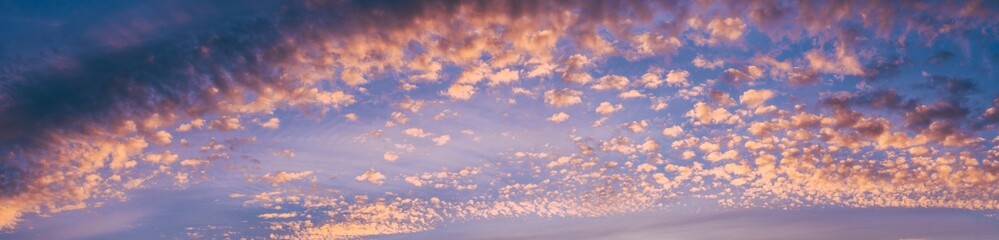 Panorama Altocumuluswolken