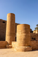 Luxor temple, a large ancient Egyptian temple complex located on the east bank of the Nile River in the city today known as Luxor (ancient Thebes). was consecrated to the god Amon-Ra