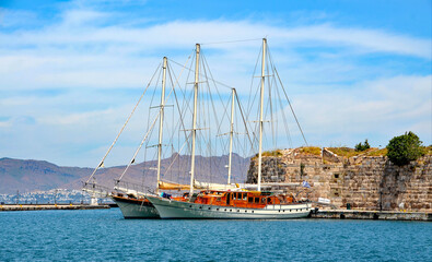 Anlegestelle für Segelboote, griechische Insel Kos, Urlaub 