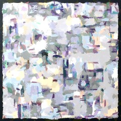 Square abstract colored background. Painting with a bold brush with strokes style
