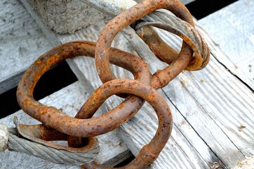 old chain links