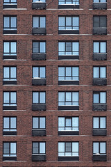 Fototapeta premium fragment of the wall of a new building