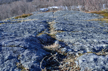 rocky cliff side
