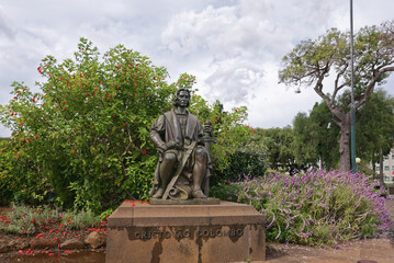 Madeira - Funchal - Santa Catarina Park - Christoph Kolumbus Denkmal