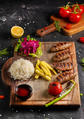 Turkish cuisine kofte 