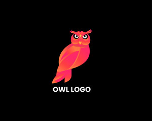 Owl Brid Logo Template Design