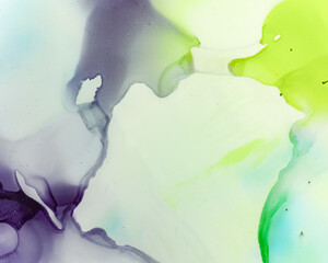 Ethereal Paint Pattern. Alcohol Ink Wave