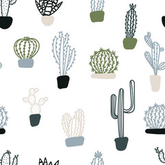  cacti in the Scandinavian style