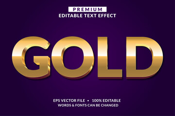Editable Luxury Gold Text Effect. Premium Text Effect Templates. Elegant Effect