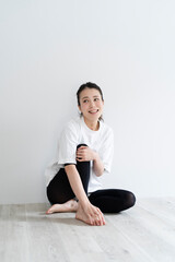 Fototapeta premium スポーツウェアの女性