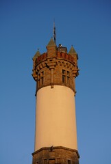 Naklejka premium Harkortturm am Abend. Turm in Wetter in Nordrhein-Westfalen. 