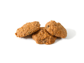 Pile of oatmeal cookies